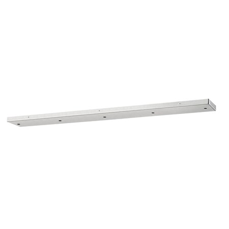 Z-Lite Multi Point Canopy Ceiling Plate, 5-Light, 4.75 In.W x 42 In.L x 1 In.H, Brushed Nickel CP4205L-BN